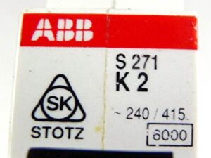 Circuit breaker S271-K2, single-pole