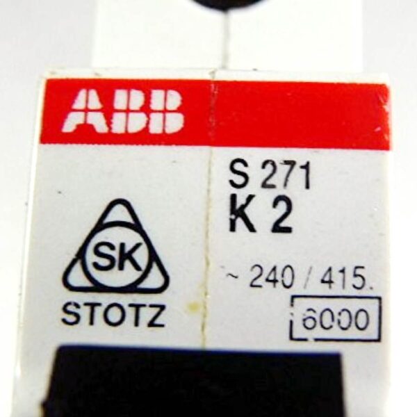 Circuit breaker S271-K2, single-pole