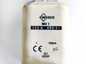 Fuse 125A NH1 NH1-GG-690V. Fusible 125A NH1