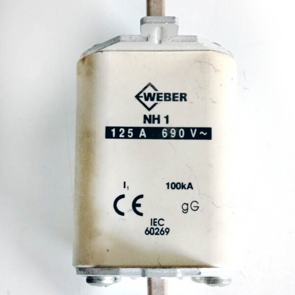 Fuse 125A NH1 NH1-GG-690V. Fusible 125A NH1