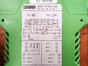 Transmisor de Temperatura MCR-PT100-I-DC 3/4/2