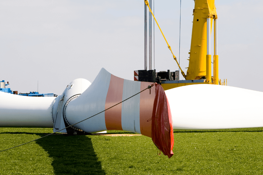 Wind turbine crane rental